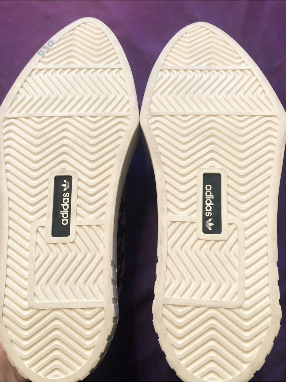 Adidas Hypersleek Platform Sneakers Purple and black houndstooth NWT W 10 - Picture 7 of 11